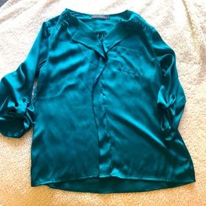 The Limited, Green Blouse, medium
